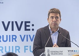 Mazón se opone a la quita de la deuda del Gobierno por su «diseño al gusto» de los «separatistas catalanes»