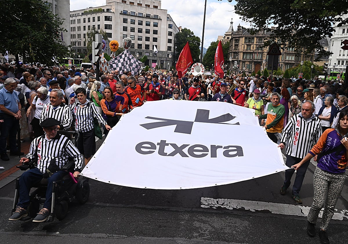 La manifestación de este viernes en Bilbao