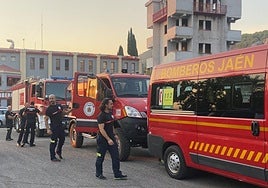 Bomberos de Jaén viajan como voluntarios para proteger pueblos y bosques de Castilla y León