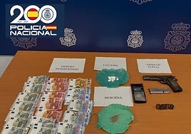 Desmantelado un punto «muy activo» de venta de droga en Jaén