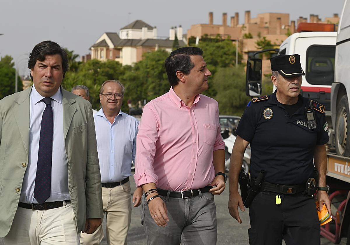 El alcalde, este martes en la comparecencia que ha tenido