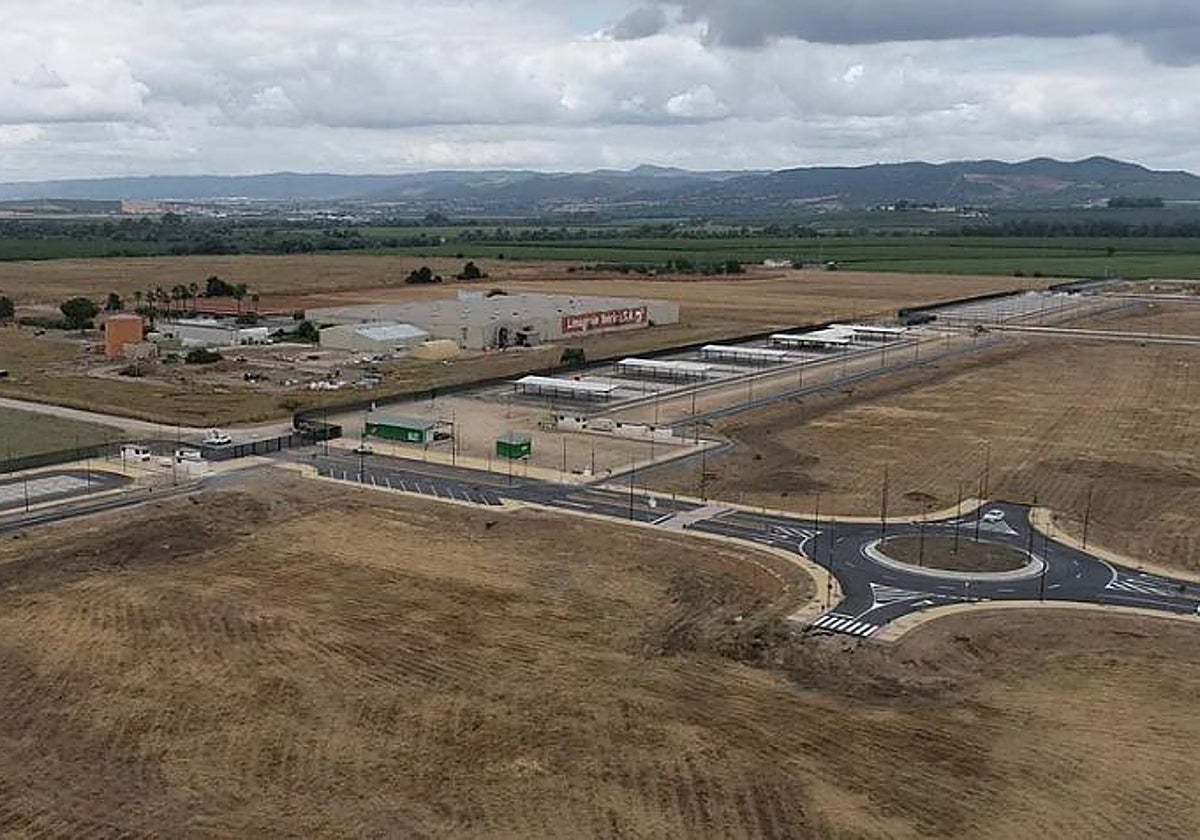 Vista aérea de la Base Logística de Córdoba