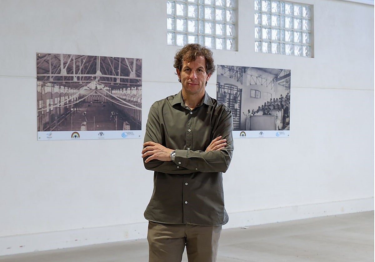 Rubén Lozano recibe a ABC en el pabellón o gimnasio de San Lázaro