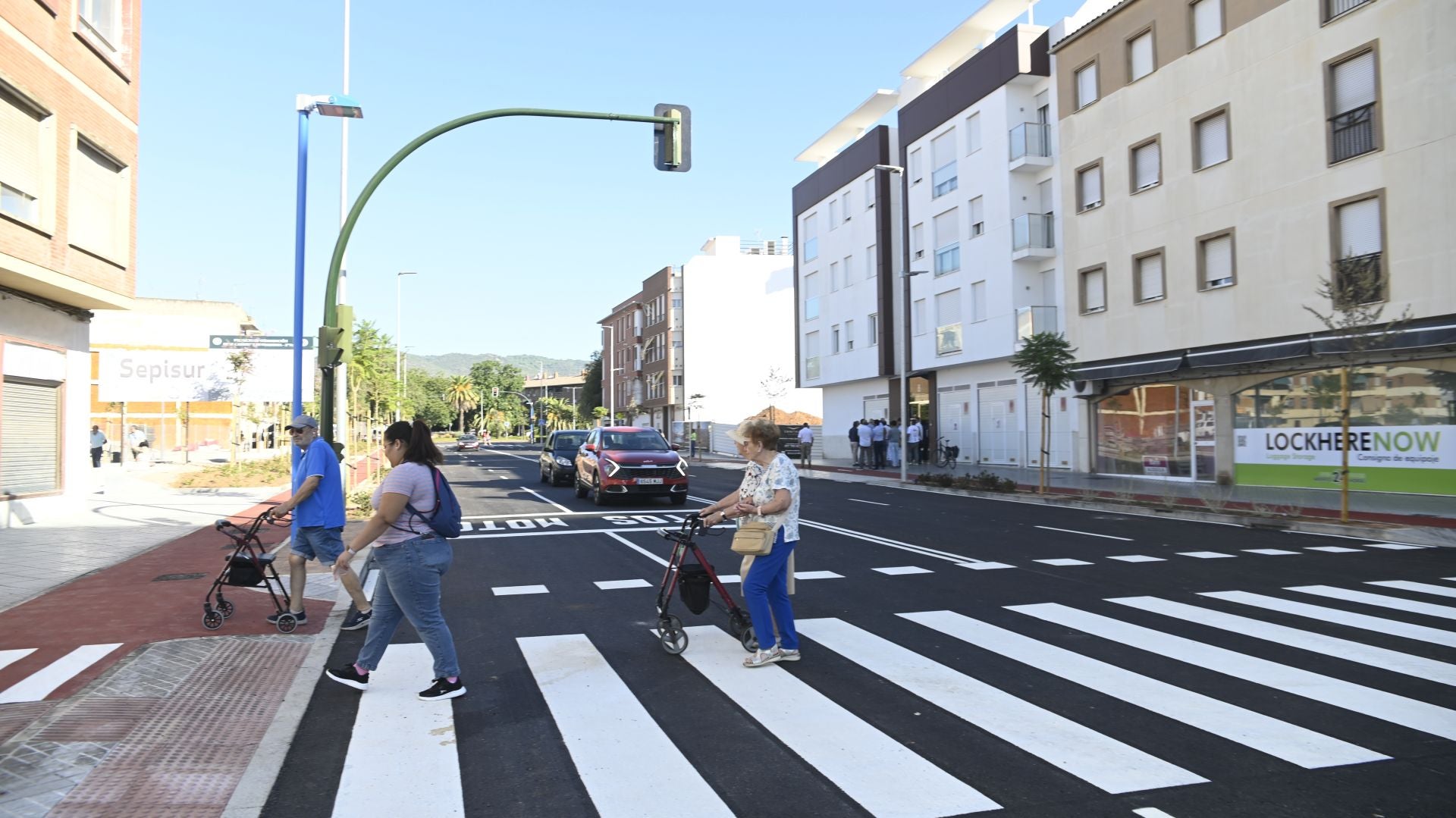La inauguración de la fase final de la avenida de Trassierra de Córdoba, en imágenes