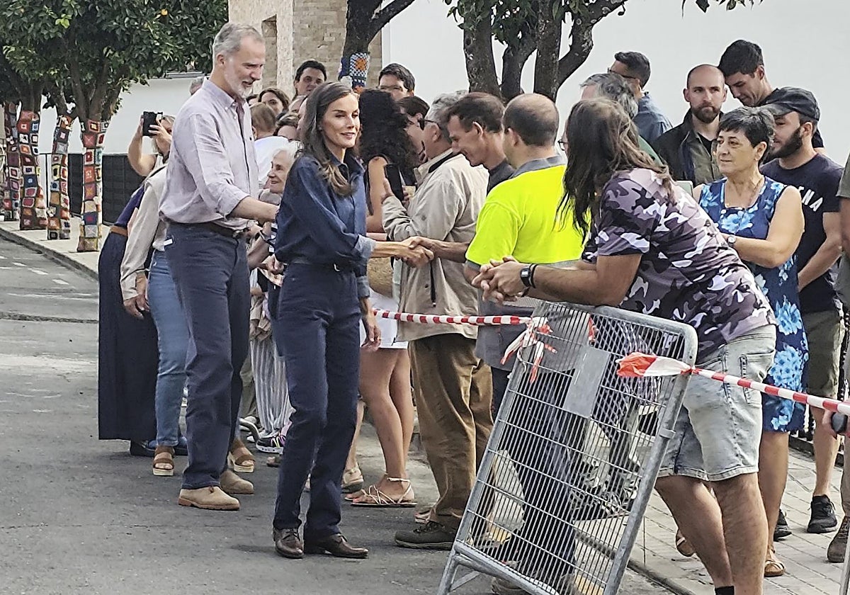 Sus Majestades los Reyes de España en Rebollar