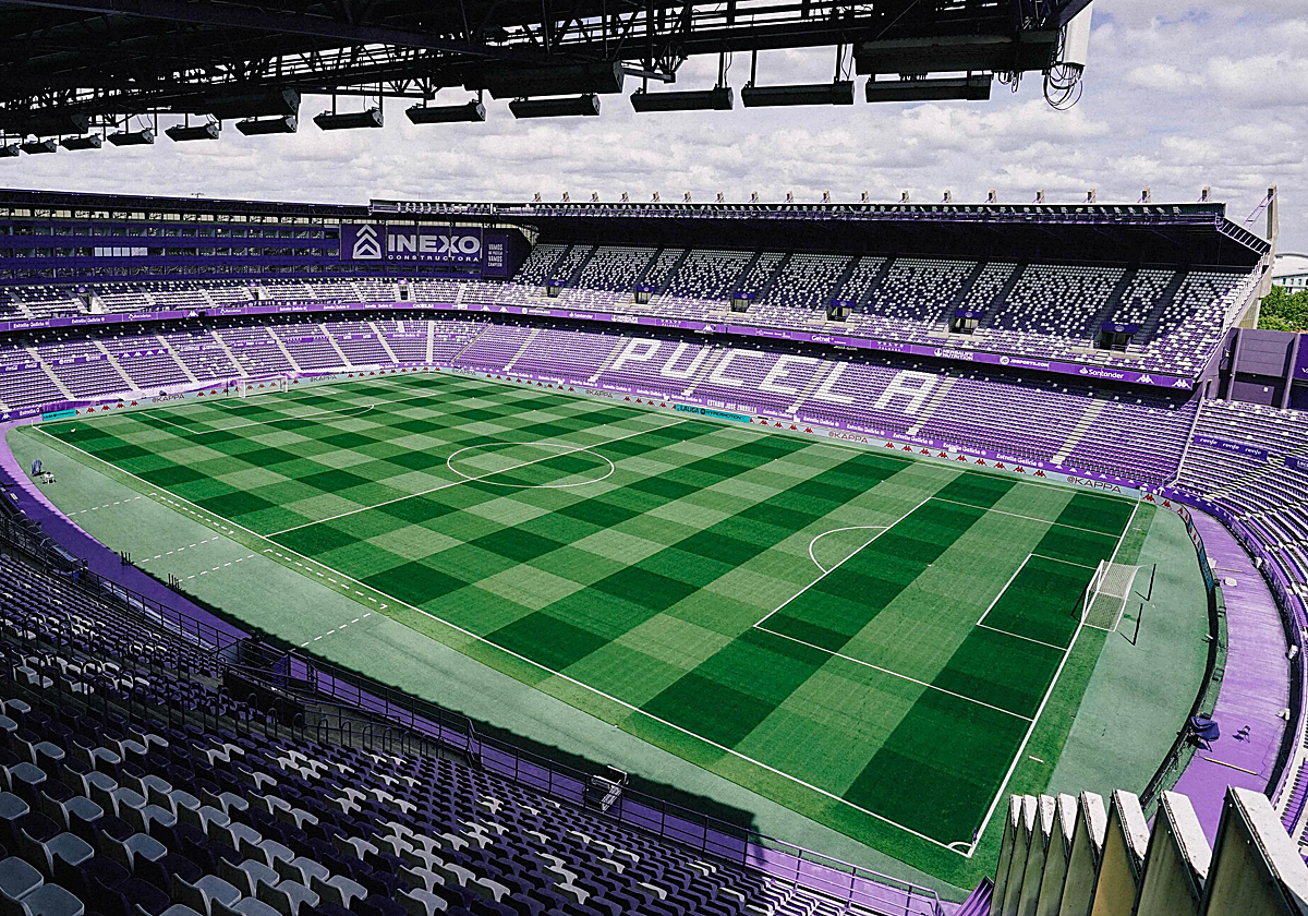 Vista general del estadio José Zorrila