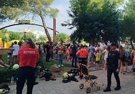 Un incendio en un hotel de Alcúdia (Mallorca) deja a varias personas atrapadas en el ascensor