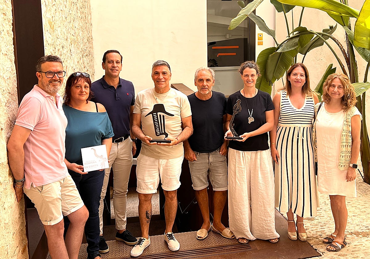 Equipo de la organización del festival Benissa en Corto en el municipio alicantino