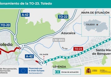 Cortes en la carretera del Polígono desde este lunes por la instalación de una pasarela