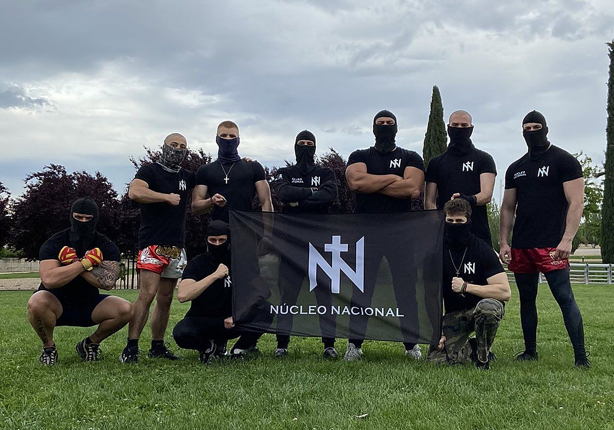 Integrantes de Núcleo Nacional en Madrid