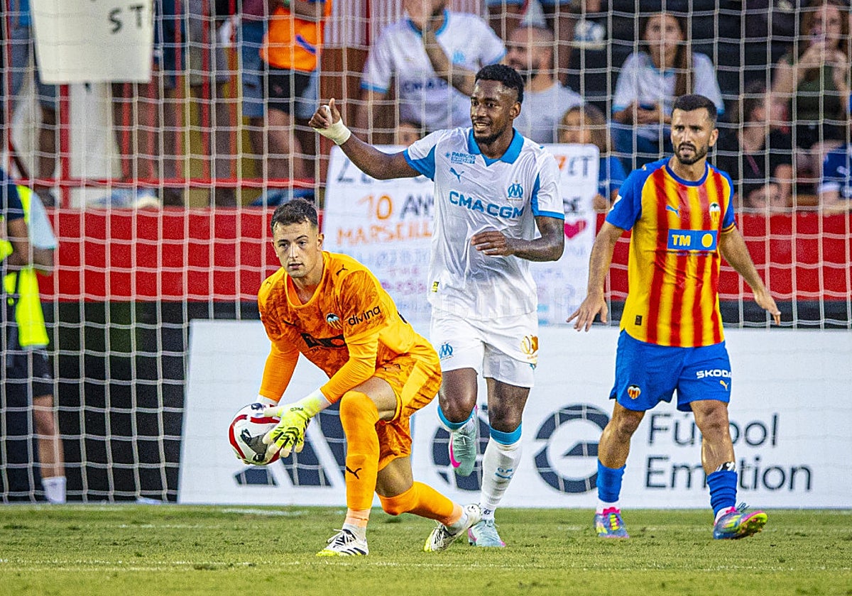 Imagen de archivo de un partido de fútbol