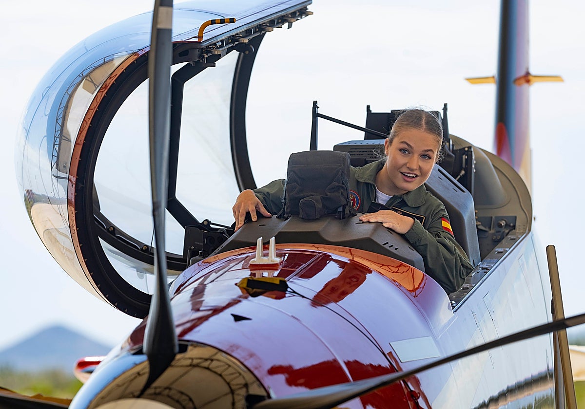 La Princesa Leonor, en la Academia General del Aire