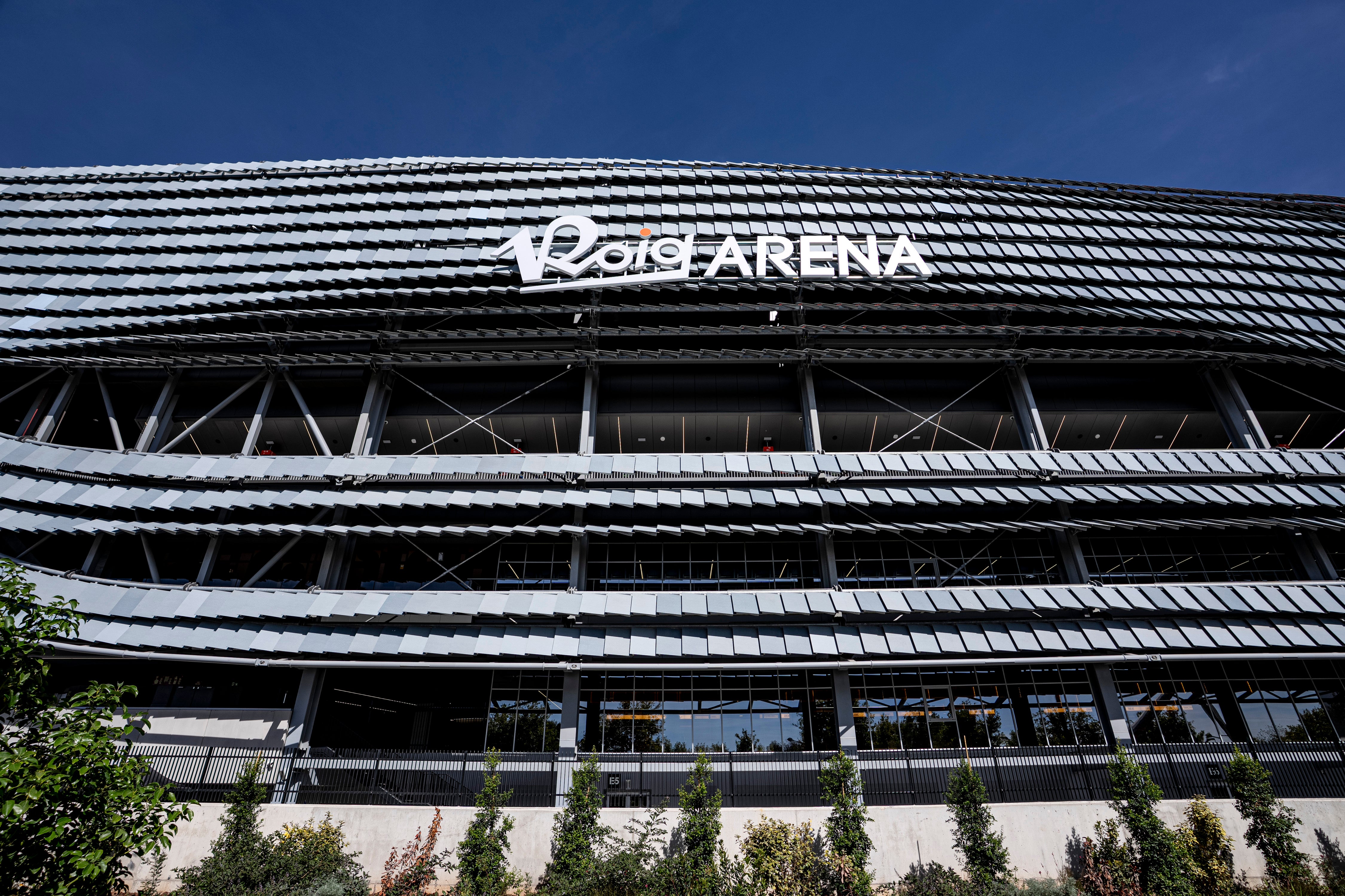 Vista principal del Roig Arena.