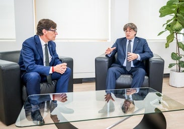 Puigdemont agradece «la amabilidad» a Illa y se queja de que no hay normalidad democrática