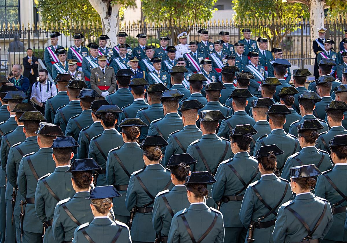 Desfile de la Guardia Civil el 8 de octubre en Logroño