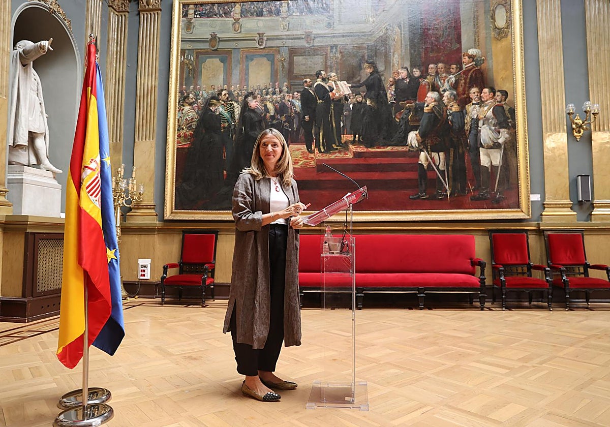 La portavoz del PP en el Senado, Alicia García