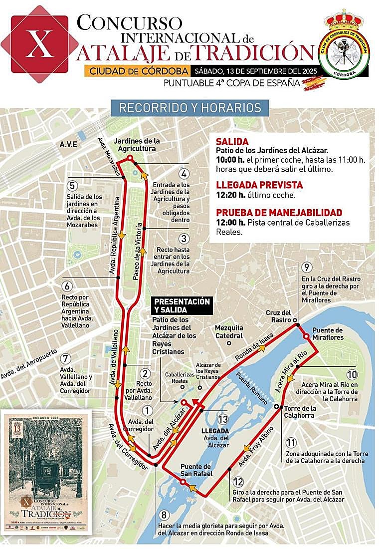 Veinticinco carruajes históricos participarán en el X Concurso Internacional de Atalaje de Tradición en Córdoba