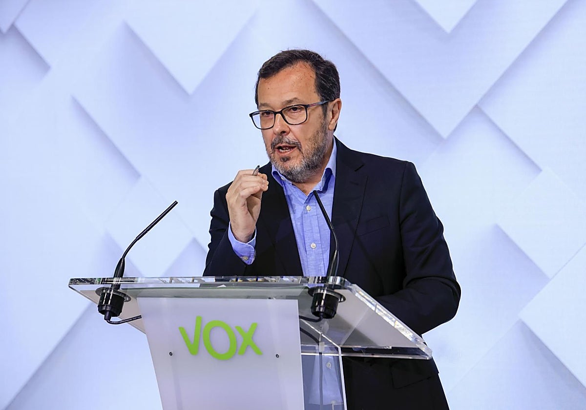 El portavoz de Vox, José Antonio Fúster
