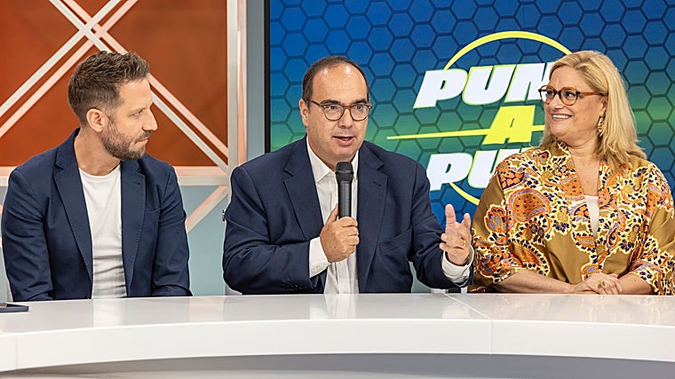 Dani Meroño, Luis Urrutia y Gemma Juan
