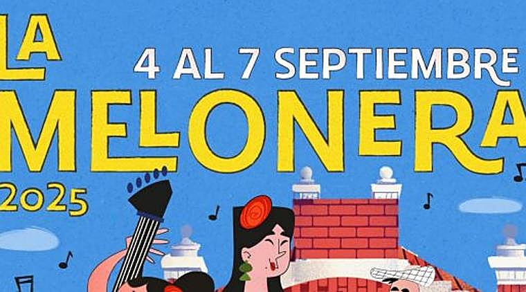 Cartel de las fiestas de La Melonera, en Arganzuela
