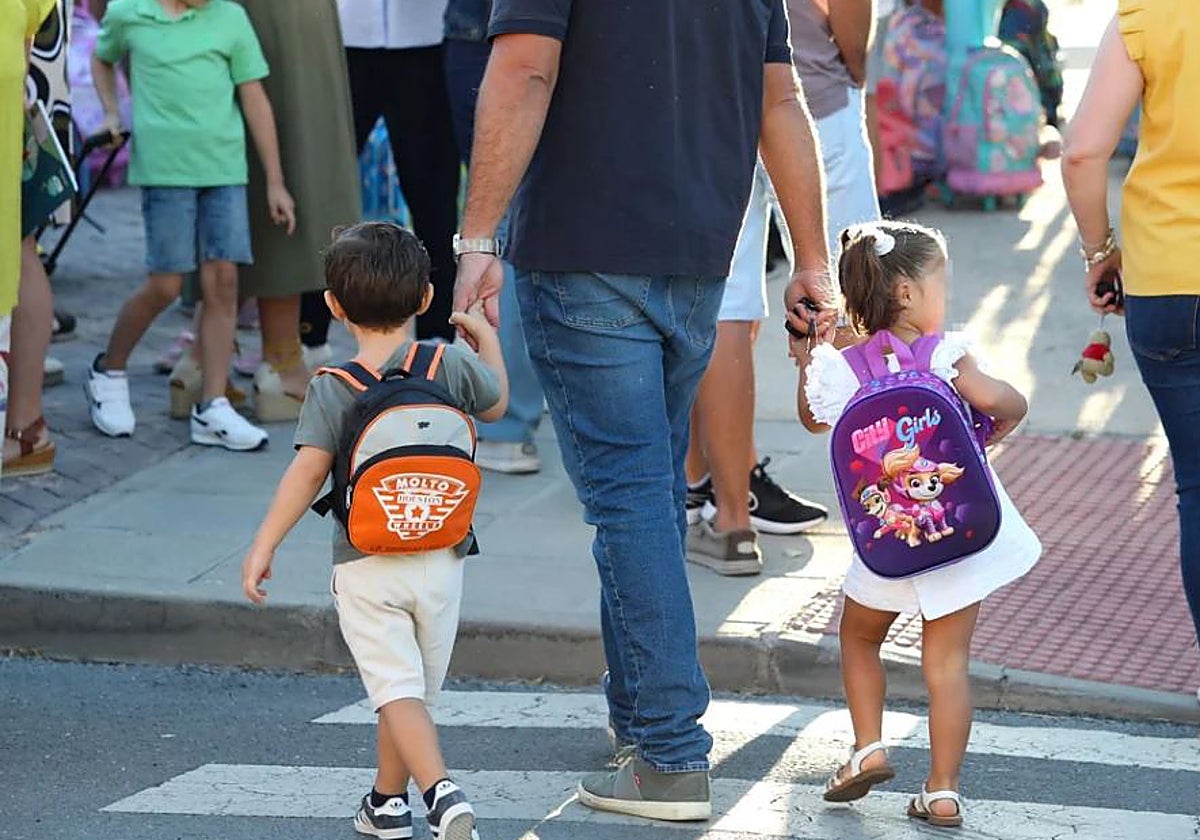 El curso escolar comienza este lunes, 8 de septiembre