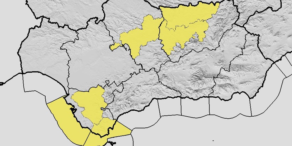 La Aemet avisa de vientos, tormentas y lluvias en Andalucía: estas son las provincias afectadas este fin de semana