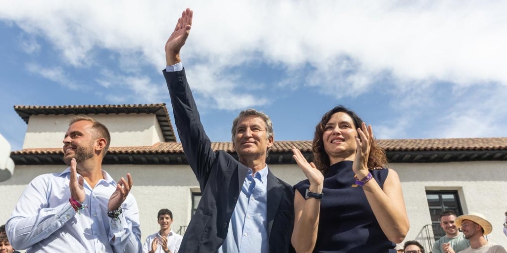 Ayuso aplaude a Feijóo por estar en Arganda y no en la apertura del año judicial: «Gracias por no normalizar lo que no es normal»