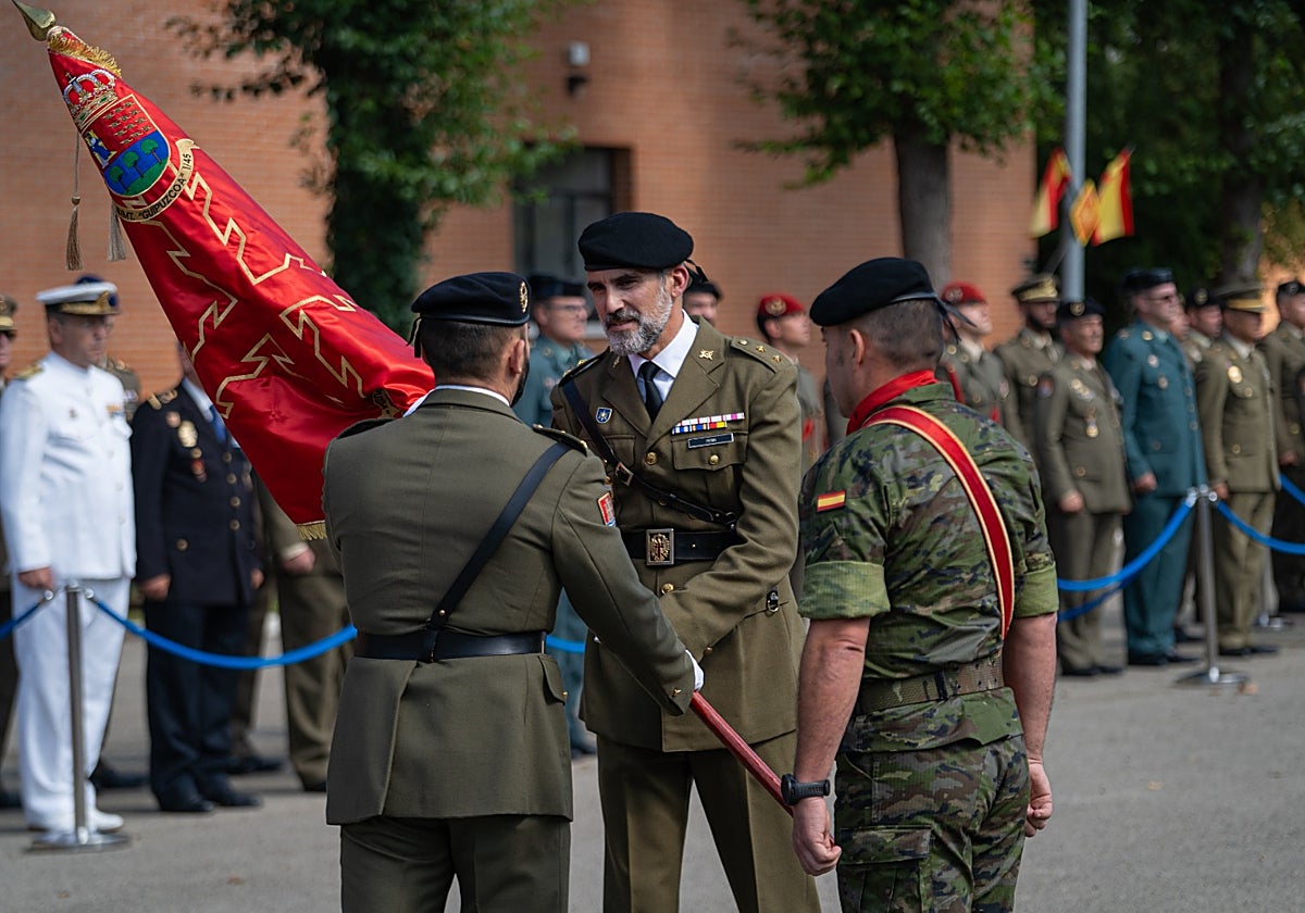 Acto militar en la base de Cerro Muriano en Córdoba
