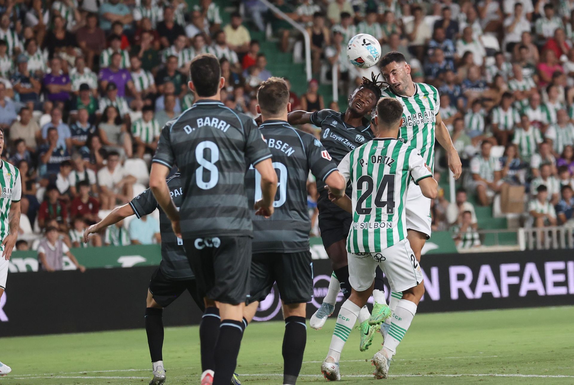 La inmensa alegría del primer triunfo del Córdoba CF esta temporada, en imágenes