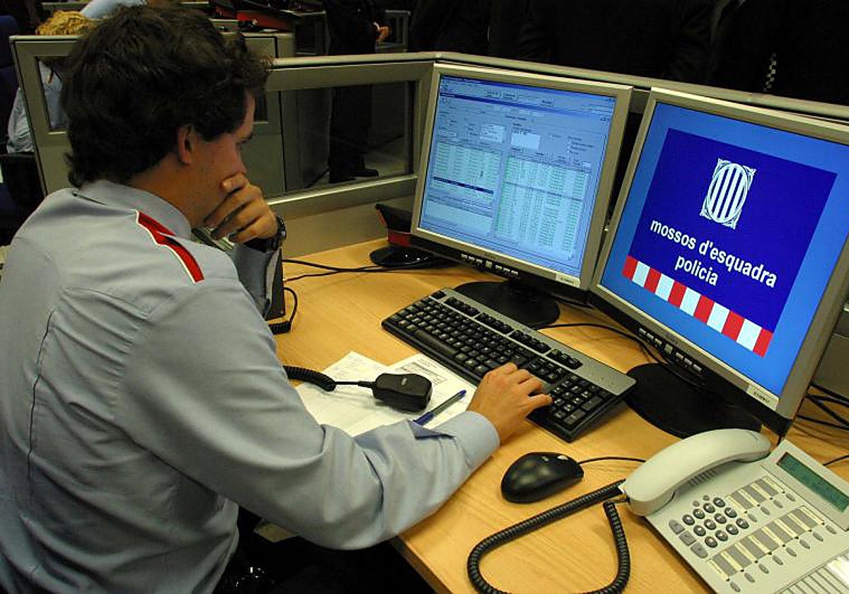 Centro de mando de los Mossos
