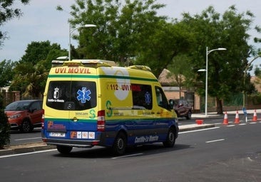 Tres personas atrapadas en su coche tras un accidente de tráfico en Villatobas (Toledo)