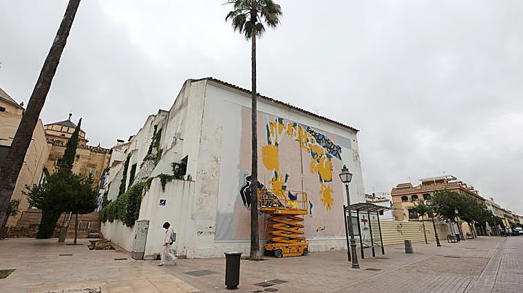 Fachada trasera de lo que será el futuro hotel de SmartRental en el antiguo hostal 'El Triunfo'