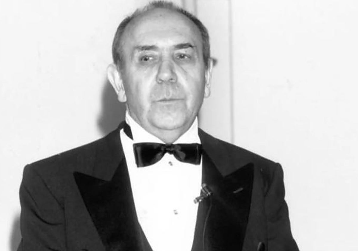 Gustavo Torner, en 1993, durante su ingreso en la Academia de Bellas Artes Arte