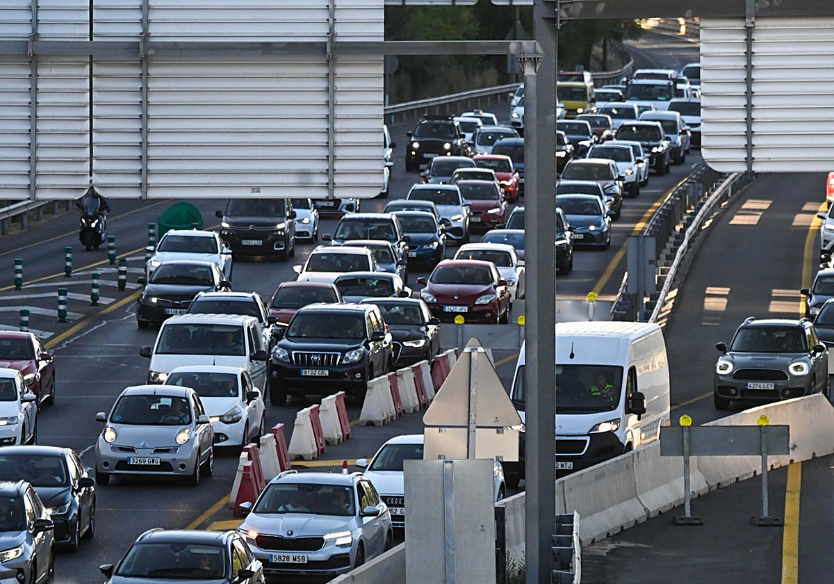Tráfico de entrada en Madrid en el día de la vuelta al cole