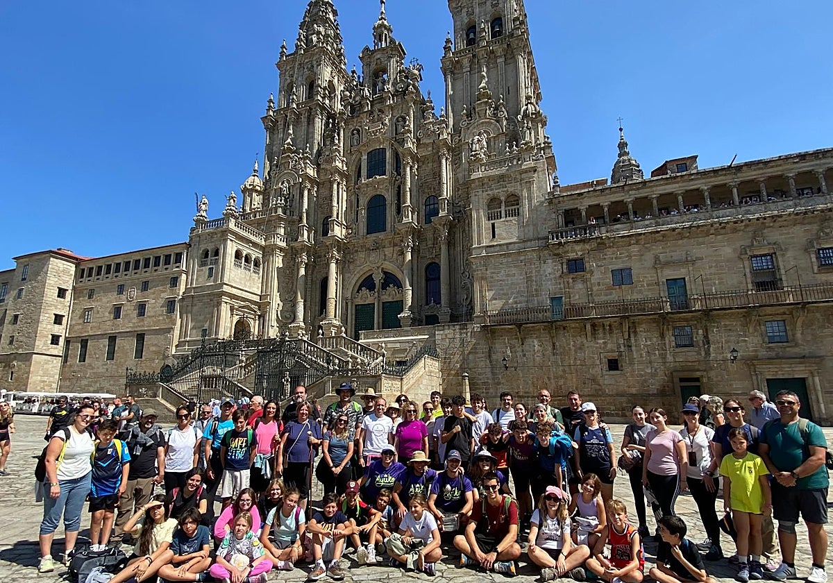 El diputado de Bienestar Social, Daniel Arias acudió a 'II Camino de Santiago en Familia'