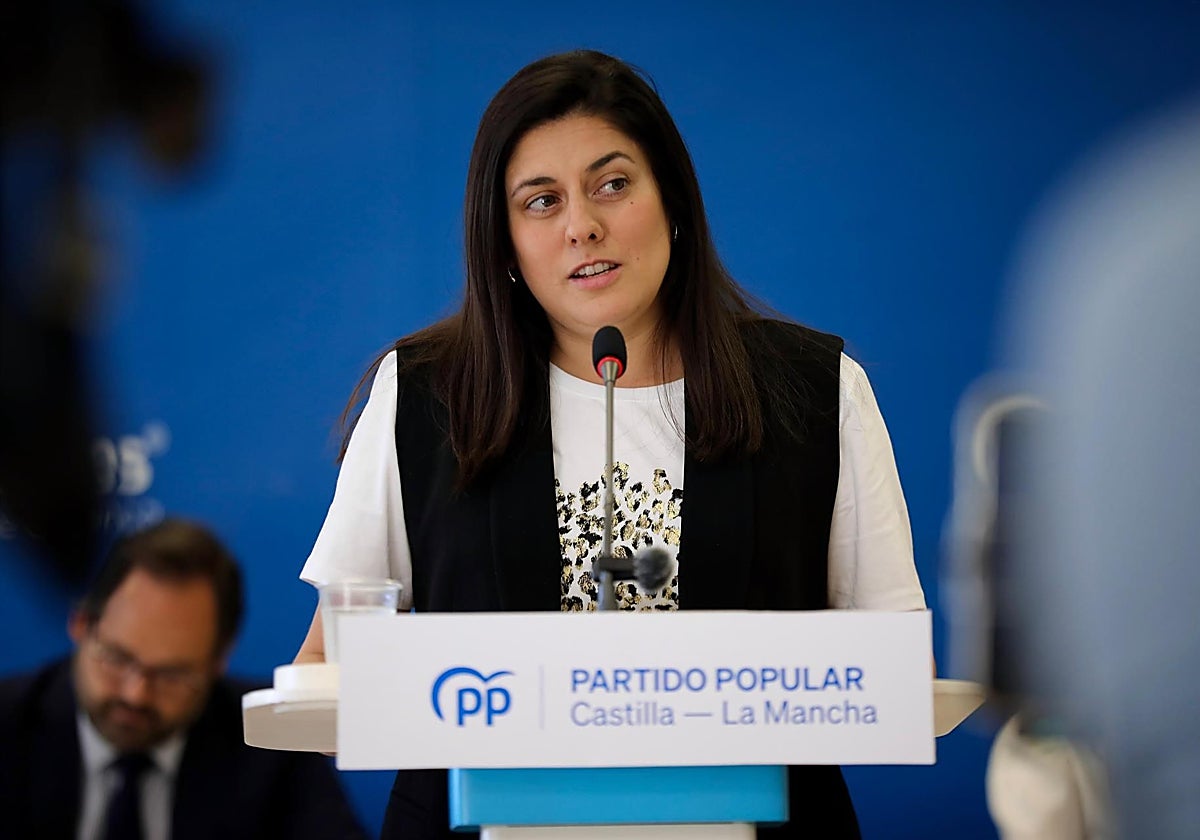 La presidenta del Grupo Popular, Bea Jiménez