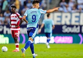 Chupe, el último cordobés que mete goles en Málaga
