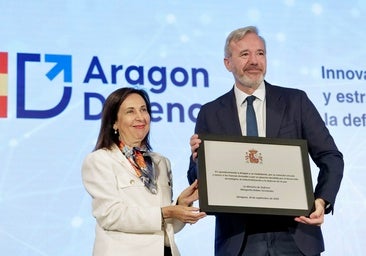 Espaldarazo de Defensa al 'hub' de la industria militar ubicado en Aragón: «Vamos a apostar por la paz»