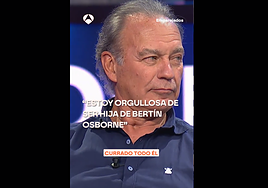 La hija de Bertín Osborne sobre su padre: «Nadie le ha ayudado en nada nunca»