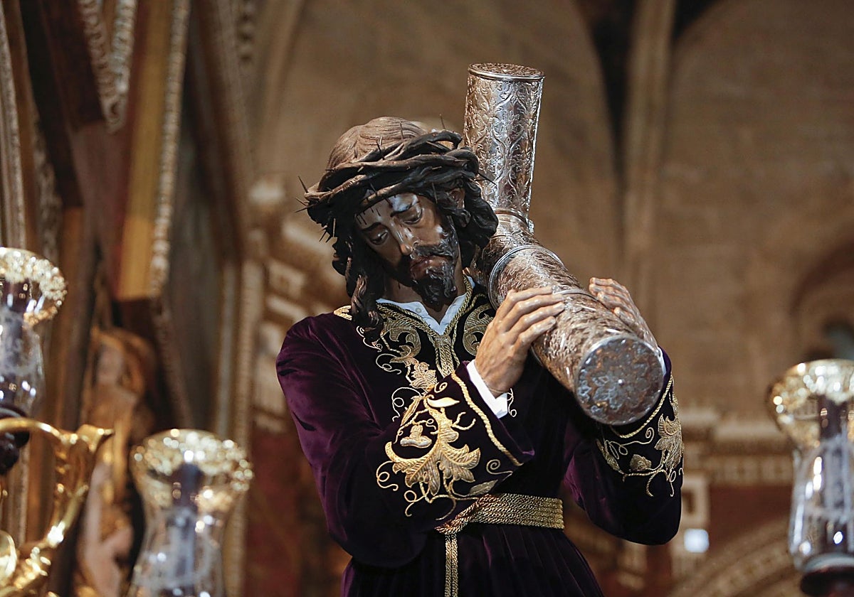 Nuestro Padre Jesús Nazareno de La Rambla, en imagen de 2019, por la Magna Nazarena de Córdoba