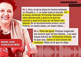 «El PSOE sabe lo que se va a hacer con Manoli», la concejal apunta a su partido en los audios sobre el enchufe a cambio de votos en Arcos de la Frontera