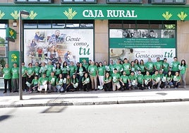 La plantilla de Caja Rural de Zamora celebra el Día Solidario en favor de los afectados por los incendios forestales