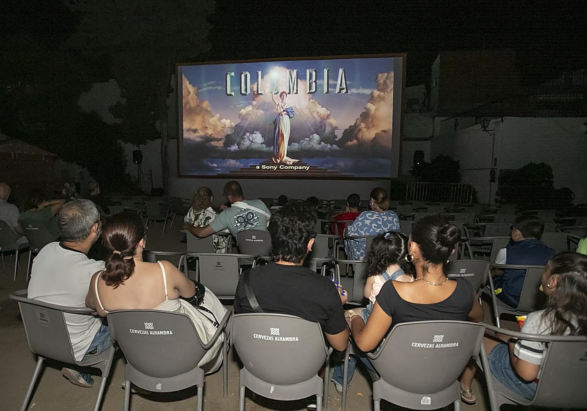 Proyección en agosto en el cine de verano Delicias