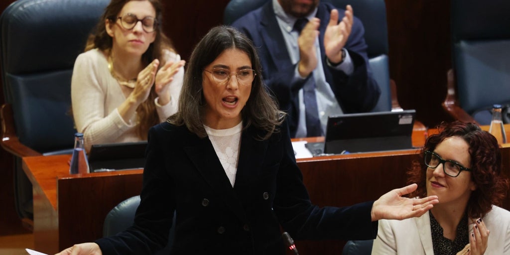 Más Madrid acusa a Ayuso de ser «Vox con sacarina», y lleva el horror de Gaza a la Asamblea porque «no hay nada más urgente»
