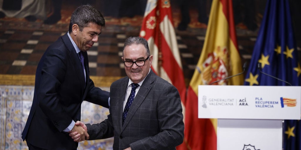 Mazón remodelará su Gobierno el 5 de noviembre con la salida del vicepresidente Pampols