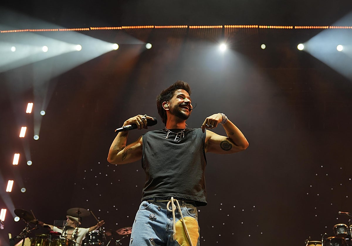 Imagen de Camilo en el concierto del Roig Arena