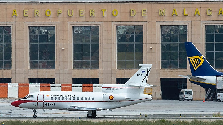 El Falcón de Sánchez en el Aeropuerto de Málaga-Costa del Sol