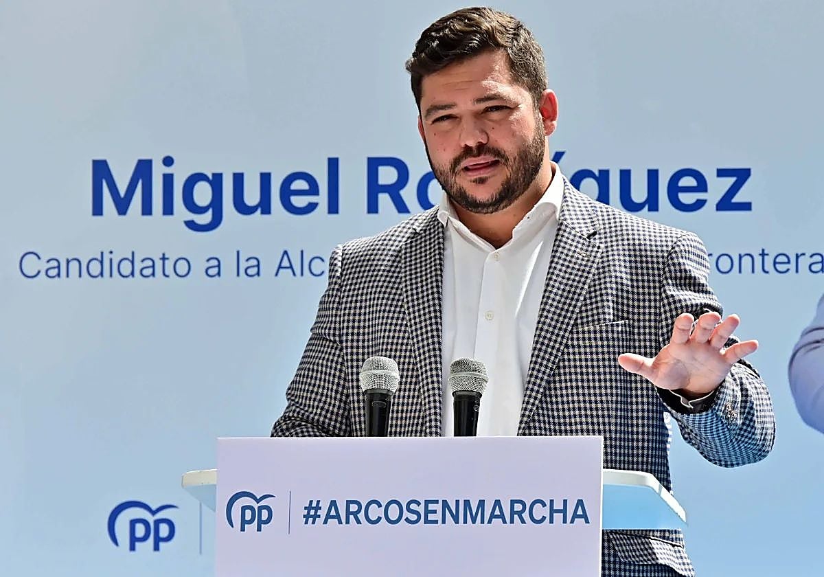 Miguel Rodríguez, alcalde de Arcos de la Frontera