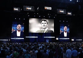 Charlie Kirk, homenajeado con honores en la cumbre de Patriots en Madrid