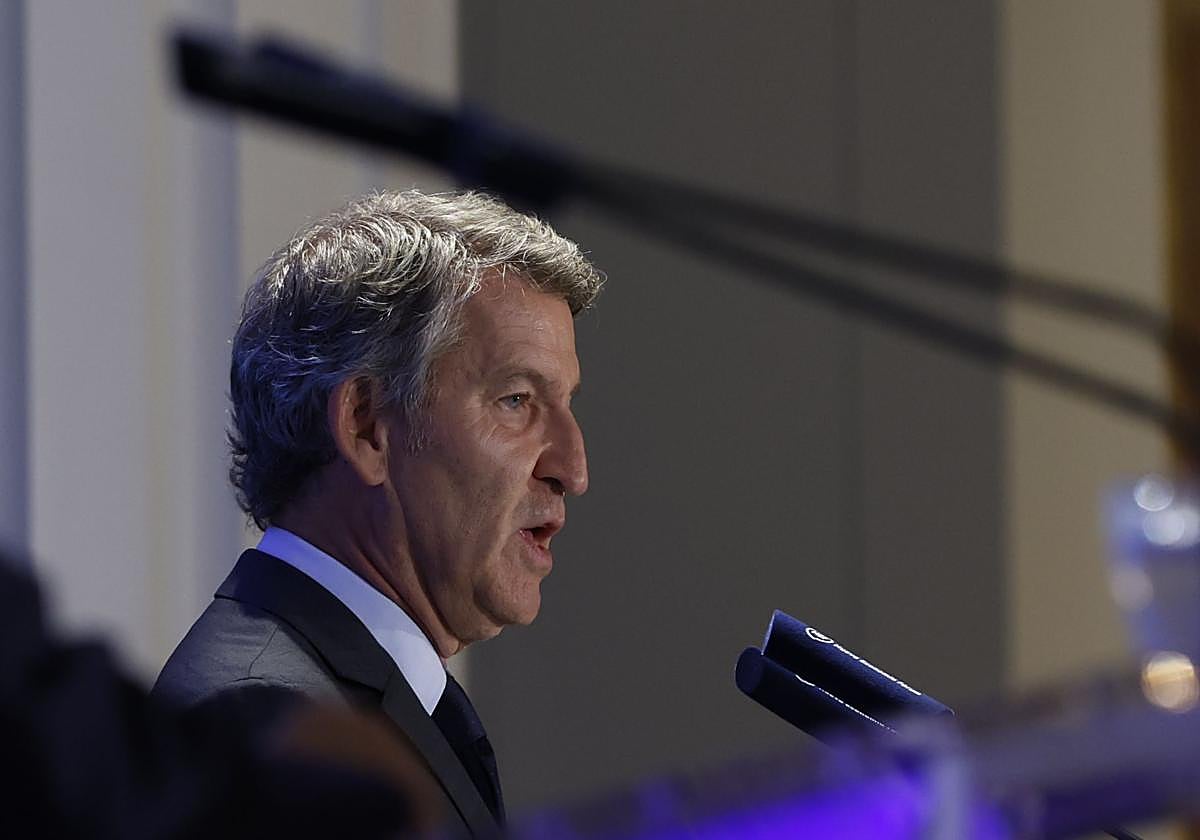 Alberto Núñez Feijóo, este lunes